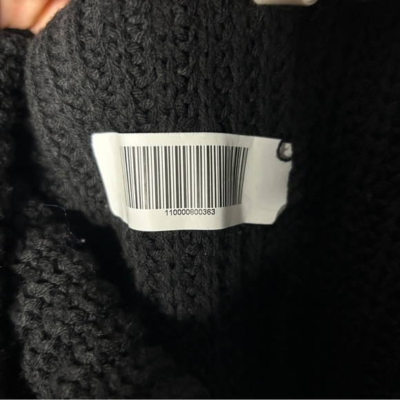 BCBGGeneration Women's Black Cowl Neck Short Sleeve Sweater Dress Size XS - Picture 5 of 11